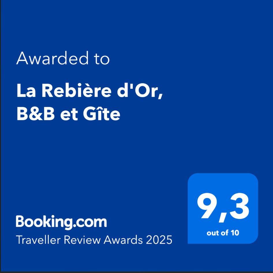 La Rebiere D'Or, B&B Et Gite Mouleydier Buitenkant foto